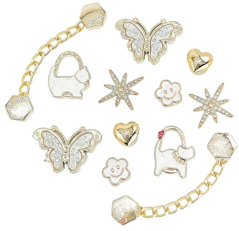 12 Piezas Adornos para Zapatos – Shoe Charms Decorativos para Zuecos, Pins de Dibujos Animados, Accesorios Creativos para Niños, Regalos y Fiestas de Cumpleaños