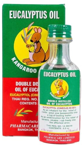 Eukalyptusöl 56 ml – Natürliches Eukalyptusöl – Kompakte Flasche – Frischer und belebender Duft