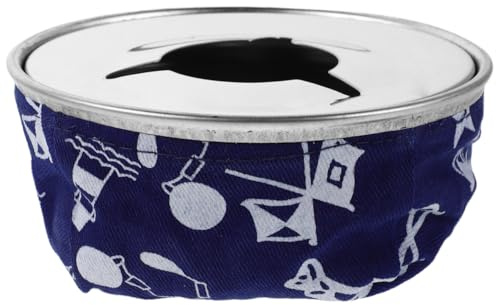 LOORGVEL Cendrier portable pour bateau et yacht en acier inoxydable résistant au vent de petite taille 105 cm Couleur bleue Accessoire nautique Convient pour l'extérieur et les voyages