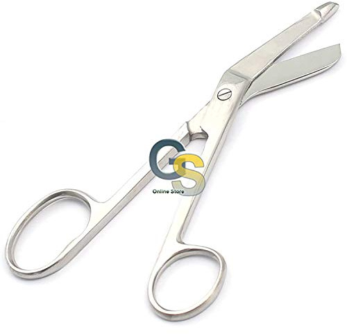 G.S Bandage Scissor with ONE Large Ring, 5.5 INCH, 1.60 Ounce