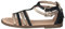 Geox Damen J Karly Girl Sandalen, Black Platinum, 36 EU