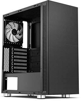 Nox - Caja de Media Torre Micro ATX/Mini ITX/ATX NX Hummer Void Ø 12 cm, Color Negro