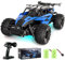 ACAMMZAR AT2 Ferngesteuertes Auto, 1:16 20+Km/h RC Auto 50+min Laufzeit mit 2 Akkus, 2WD 2.4GHz Off-Road Spielzeugauto mit LED Scheinwerfern für Kinder ab 6 8 Jahre Alte Erwachsene Combo