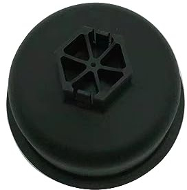 1 tapa de filtro de aceite negro SHLPDFM 1303477, 3M5Q-6737-AA, 1103P8, 1103L7, 73500070, compatible con Focus Transit Mondeo MK2 MK4 MK7