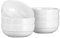 SECO 5.5/14cm Glazed Melamine Bowl, Pack of 6, Durable and Scratch Resistant - White