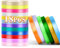 Rhimooay Satinband Bänder, 18 Farben 10mm x 22m Seidenband, Schleifenband Seidenband, Dekoband Ribbon Set, Geschenkband set für Hochzeit Dekoration, Geschenk Verpacken, Blumenstrauß, Dekoration