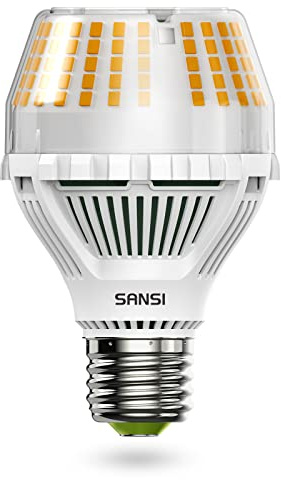 SANSI Dimmbar E27 LED Lampe, 17W (ersetzt 150W) LED Leuchtmittel, 2500 Lumen 3000K Warmweiß A19 Birne, Superhell Energiesparende Lampe für Küche, Büro, Schlafzimmer, Garage