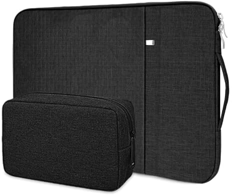 Flintronic Housse pour Ordinateur Portable,15.6 Pouces Housses Ordinateur, Laptop Sleeve Sac avec Petite Pochette,Pochette Ordinateur Portable pour 15.6'' HP Lenovo Dell Chromebook Samsung Notebook