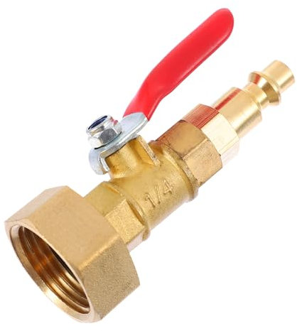 DECOMELODY Adaptador De Soplado De Latón para Invernar Jardín y Sistema De Riego, Conexión Rápida y Resistente, Accesorio Anti-congelante para Grifos y Tuberías, Herramienta Duradera para Invierno