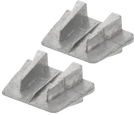 CIYODO 2 Piezas Cuñas de Metal para Fijación de Mango de Herramientas Cuñas de Aluminio para Refuerzo de Muebles y Reparación de Hachas Accesorios de Instalación para Asegurar la