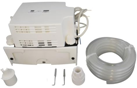 Grundfos 97936173 / CONLIFT1 Condensate Removal Pump – 230V Automatic Condensate Pump, Up to 5.7 m Head, 600 L/h, Quiet Operation, Compact Design, White