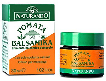 Naturando Pomata Balsamika 30 ML Lenisce i Fastidi Muscolari e i Dolori Cervicali, ideale per Massaggi