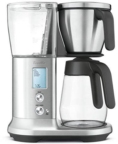 Breville BDC400BSS Precision Brewer Drip Coffee Maker, Brushed Stainless Steel, Glass Carafe