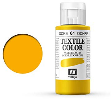 Textilfarbe Vallejo Textile Color 40061 Yellow Ochre (60ml)
