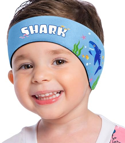 MoKo Fascia da nuoto impermeabile per bambini, tenace 'orecchia' protezione per fare il bagno e nuotare