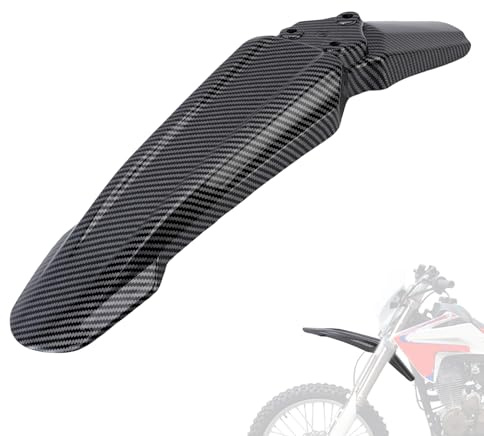 WODHMIEY Sur-Ron Motorcykel Stänkskydd Kolfibereffekt, Lätt och Robust, Håller Föraren Och Sätet Rent, Enkel Montering, Ersättningsstänkskydd för Elmotorcyklar
