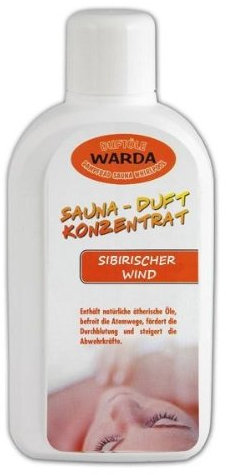 Warda Saunaaufguss Sibirischer Wind 1 l Flasche - Ein Liter Konzentrat