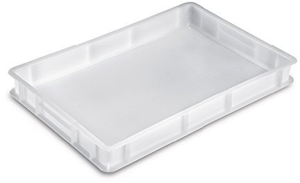 Giganplast Gig Model Service Boîte à pâte Pain Pizza, 60 x 40 x 7 cm, Blanc