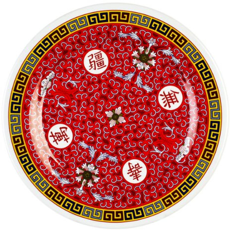 Thunder Melamine 6-Inch Dinner Plate, 1006TR, Heavy-Duty Plastic Tableware (PACK of 12)