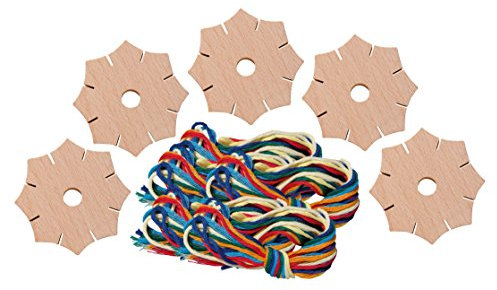 FLIXi KNÜPFSTERN 5er Set aus Massivholz in TOP QUALITÄT