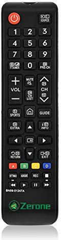 Zerone Smart TV Fernbedienung, Intelligente Universal Fernbedienung Ersatz für UE65KU6070 UE65KU6079 UE65KU6400, Hochwertiges TV Zubehör