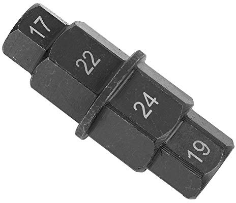 Motorcykel Hex Axle Tool Chuck Wrench | Hjulspindeldemonteringsverktyg Insexnyckel insexnyckel för framhjulsnav Spindelstiftadapter 17mm / 19m