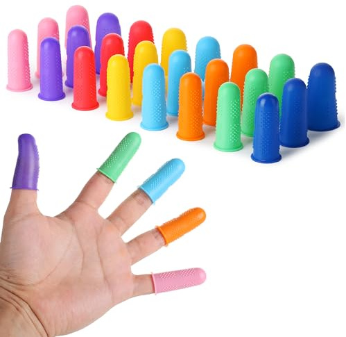 Mr. Pen- Hot Glue Gun Finger Protectors, 24 pcs, Silicone Thimble Finger Guard for Hot Glue