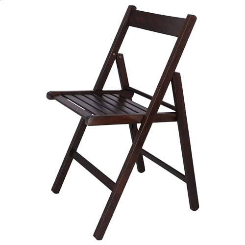 WELL HOME MOBILIARIO & DECORACIÓN Chaise Pliante, Wengé, 43x47x79
