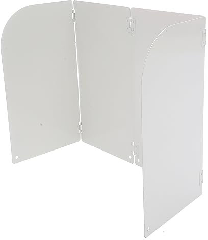 OUNONA Sturdy Steel Splatter Shield Folding Stove Oil Splash Guard Easy Clean Grease Screen for Kitchen Wall