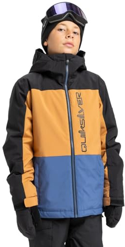 Quiksilver - Chaqueta de nieve Side Hit Block Jacket Azul 14