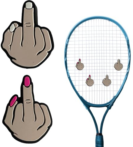 2 Pcs Amortisseur de Raquette de Tennis, Amortisseurs de Vibration de Tennis Silicone, à Bande pour Rréduire Les Vibrations.