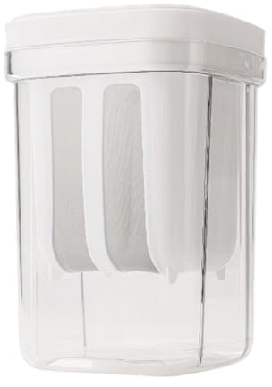 Ceriselle Gräddostmaskin, yoghurtmaskin och sil för grekisk yoghurt, återanvändbar multifunktionell plastsil för kefir, kvarg och mer
