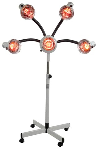 SKINACT 5 Head Infrared Heat Lamp with Flexible Arms, Infra red lamp, Infrared Light