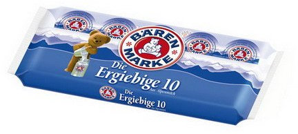 1x Marchio di orso - Coppa confezioni Latte Crema di caffè Latte condensato