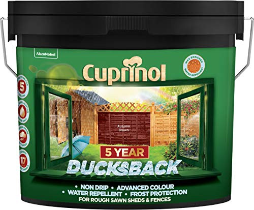 Cuprinol 5 Year Ducksback Autumn Brown 9L