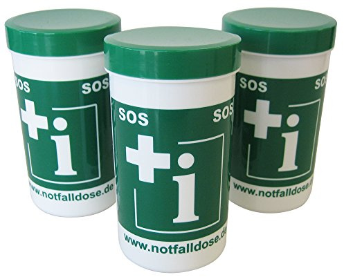 Sparset Notfalldose 3 Stück