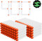 Airlab 400 Piezas Balas Dardos Brillantes para Nerf, 7,2 cm Munición de Espuma para N-Strike Elite Pistola Serie, Blanco