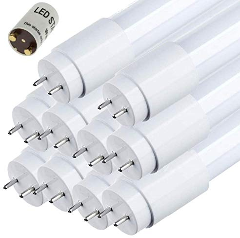 Sigmaled lighting - TUBO LED 120cm 18W T8 G13 - Alta Eficiencia 2340 lm (130 lm/W) - Luz blanca neutra 4000K - Reemplaza neón 36W - Ángulo de haz 300° - Starter LED incluido - PAQUETE DE 10
