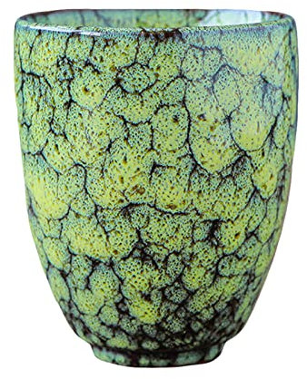 Juego de tazas de porcelana sin asa, juego de tazas de porcelana, para momentos especiales de café, multicolor, desayuno, exterior, taza de café japonesa vintage de 250 ml