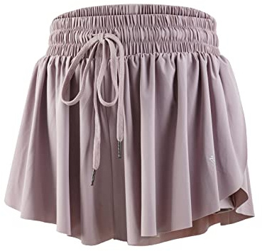 Blaosn Jupes fluides pour femmes Short de gym yoga athlétique entraînement course transpiration spandex mignon adolescentes filles jupe-short confortable mode vêtements avec poches vêtements tendance