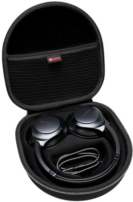 XANAD Case for Anker Soundcore Space Q45 / Soundcore Life Q35 / Q30 / Q20 Active Noise Cancelling Headphones (Black Lining)