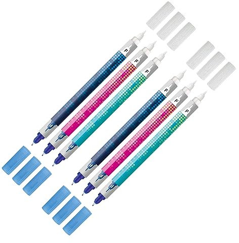 Faber-Castell 205079 - Tintenlöscher Set, Lösch- und Korrekturspitze F, 6 Tintenkiller
