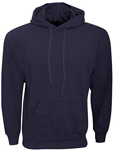 Fruit of the Loom Men's Hooded Pullover Sweatshirt, Deep Navy, Large (Brand Size: 52/54)