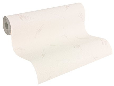 A.S. Création stuktu rpro fil peint Simply White Papier peint 10,05 x 0,53 m métallique Blanc fabriqué en Allemagne 334718 3347 Beurrier – 18