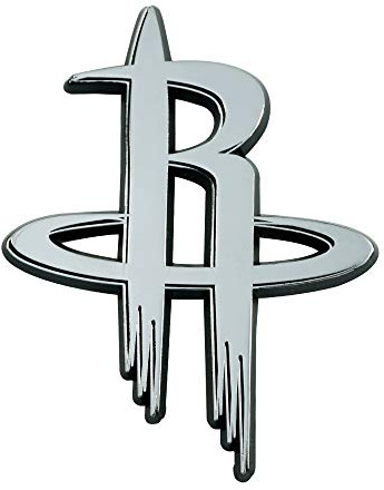 FANMATS 25014 Houston Rockets 3D Chrome Metal Auto Emblem