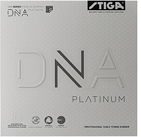 STIGA Unisex-Adult DNA Platinum S Tischtennisbelag, Rot, 2.1
