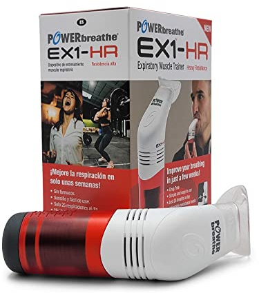 POWERBREATHE EX1 - HR Resistencia Alta - Entrenamiento Espiratorio