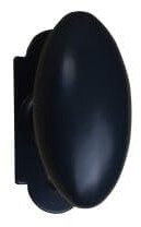 Poignée de fenêtre ovale gris RAL 7016 QUINCADECO