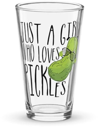 Divertente e delizioso bicchiere da pinta per amanti dei sottaceti