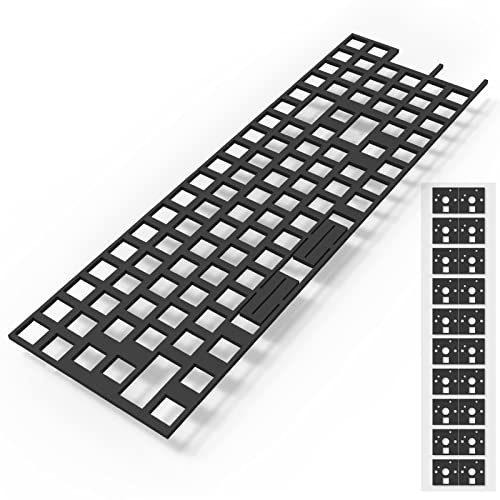 RunJRX Poron Keyboard PCB Foam 96 Layout, Poron Switch Pads 120Pcs y amortiguadores de Sonido de Teclado para Teclado Personalizado Teclado